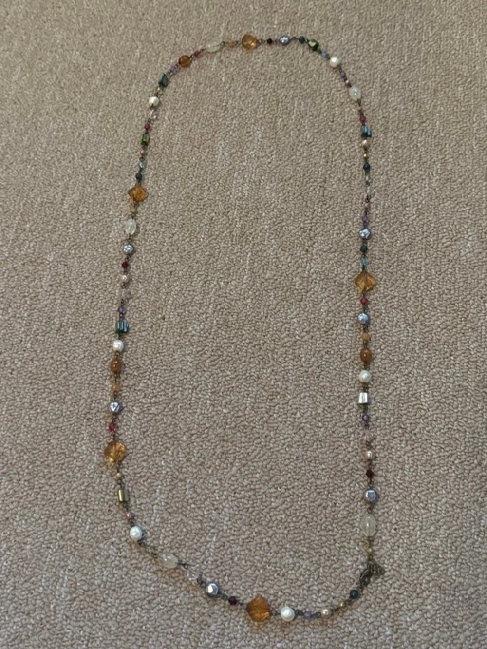 Multicolor Beaded Necklace Like New